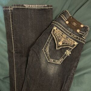 Miss Me Women's Dark Blue Boot Cut Jeans